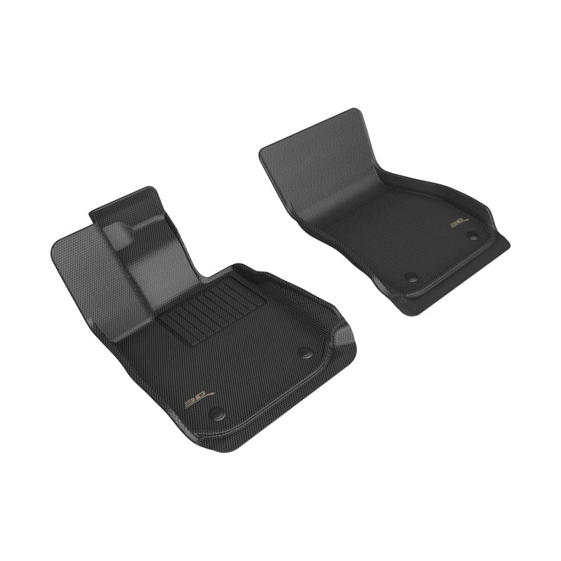 3D MAXpider 2020+ BMW 8 Series Coupe/Convertible RWD Kagu 1st Row Floormat - Black