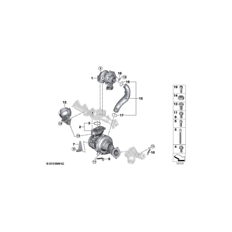Genuine BMW 11657801436 E71 E70 Support (Inc. X5 35dX, X5 3.0sd & X6 35dX)