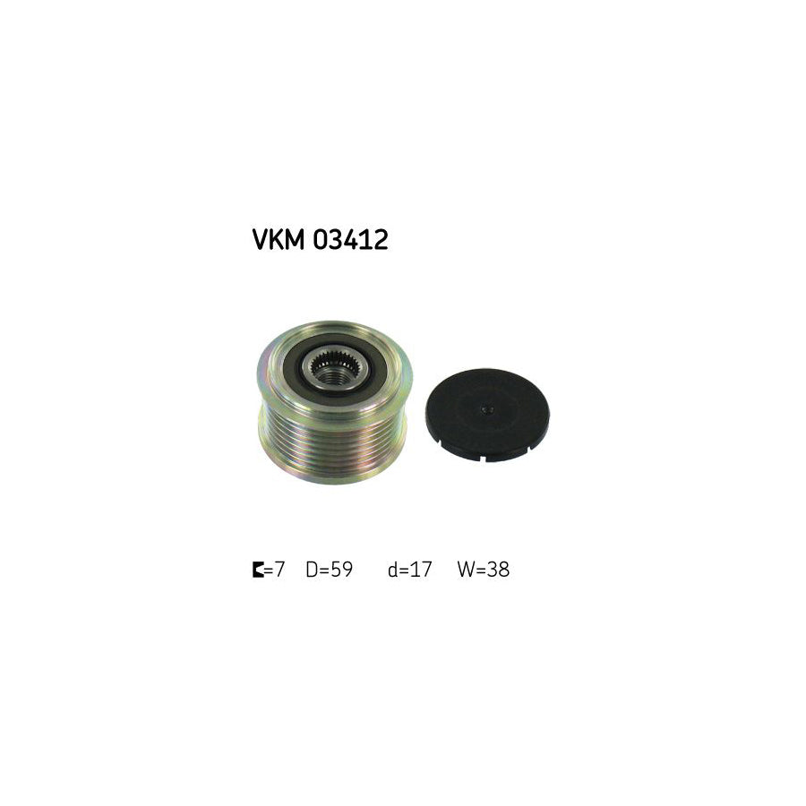 Skf Vkm 03412 Alternator Freewheel Clutch