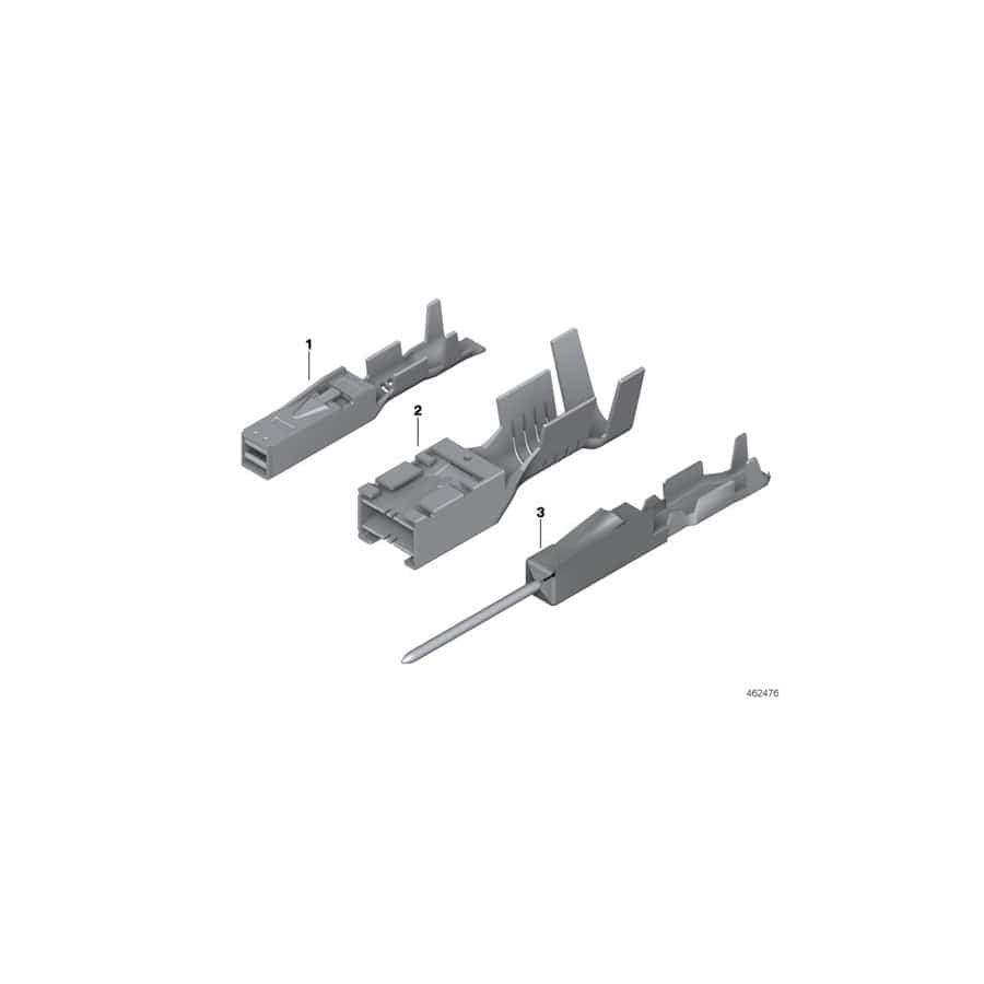 Genuine BMW 61139321741 G30 F01 F90 Pin Contact Mcon 1,2 Strand Sealing 0,5-0,75mm² AG (Inc. X5 50iX 4.4, X2 18i & 740iX)