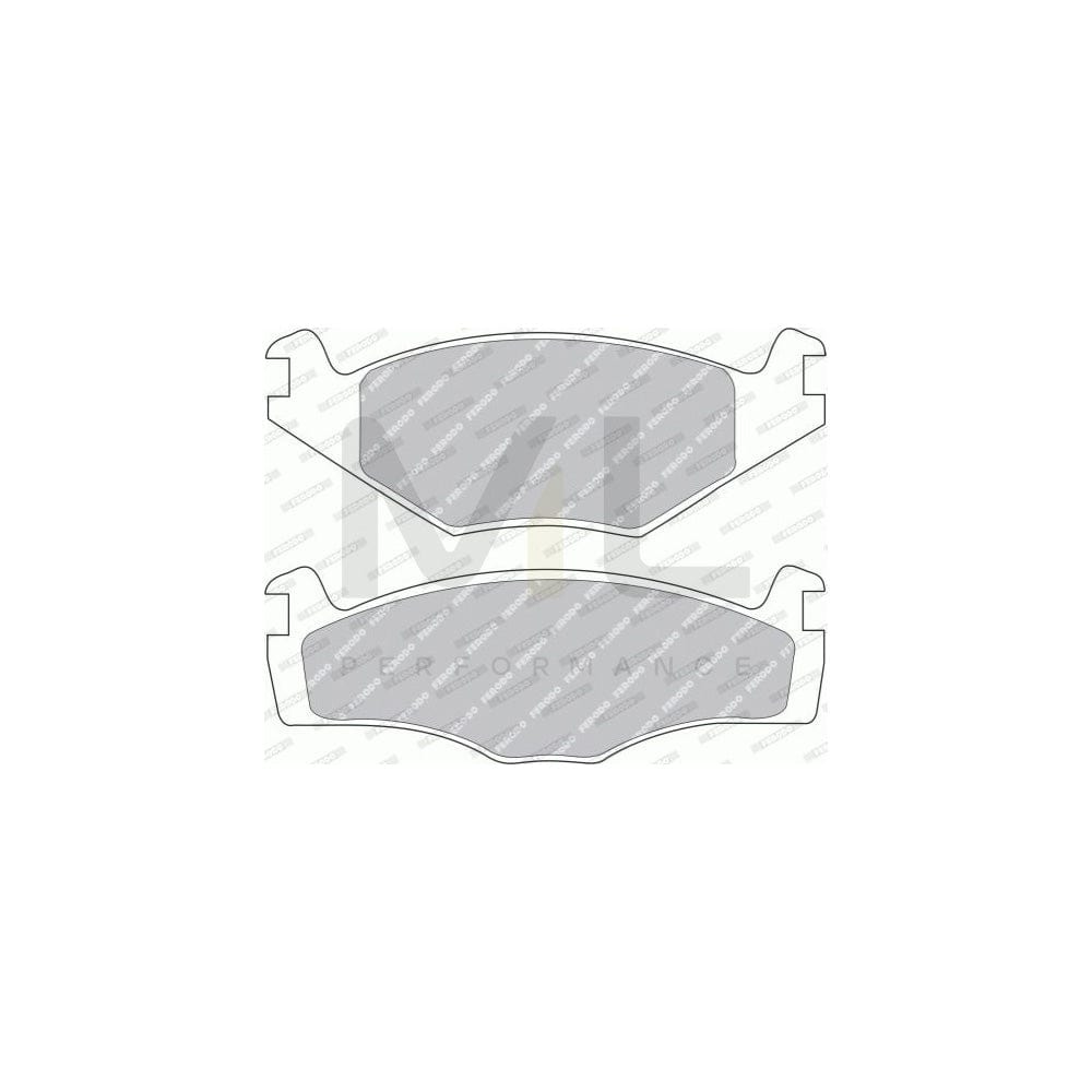 Ferodo Fsl701 Brake Pad Set For Ford Transit Fuse+ Technology, Not Prepared For Wear Indicator | Performance Parts Direct Car Parts