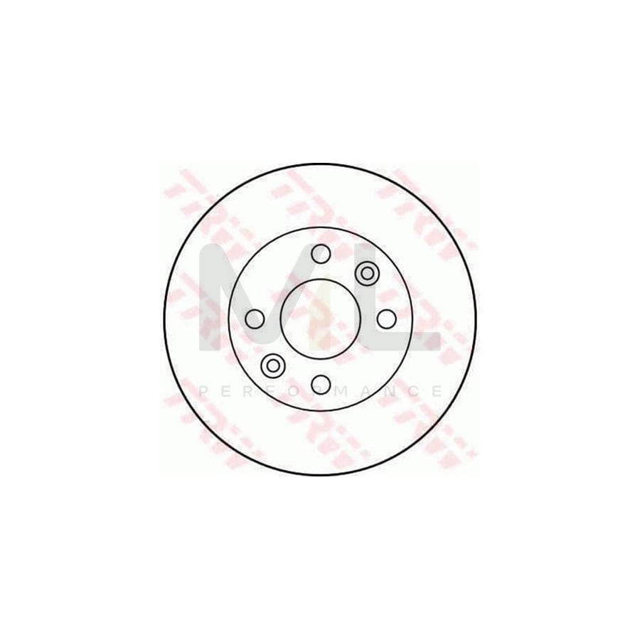 TRW DF1009 Brake Disc Vented | Performance Parts Direct Car Parts
