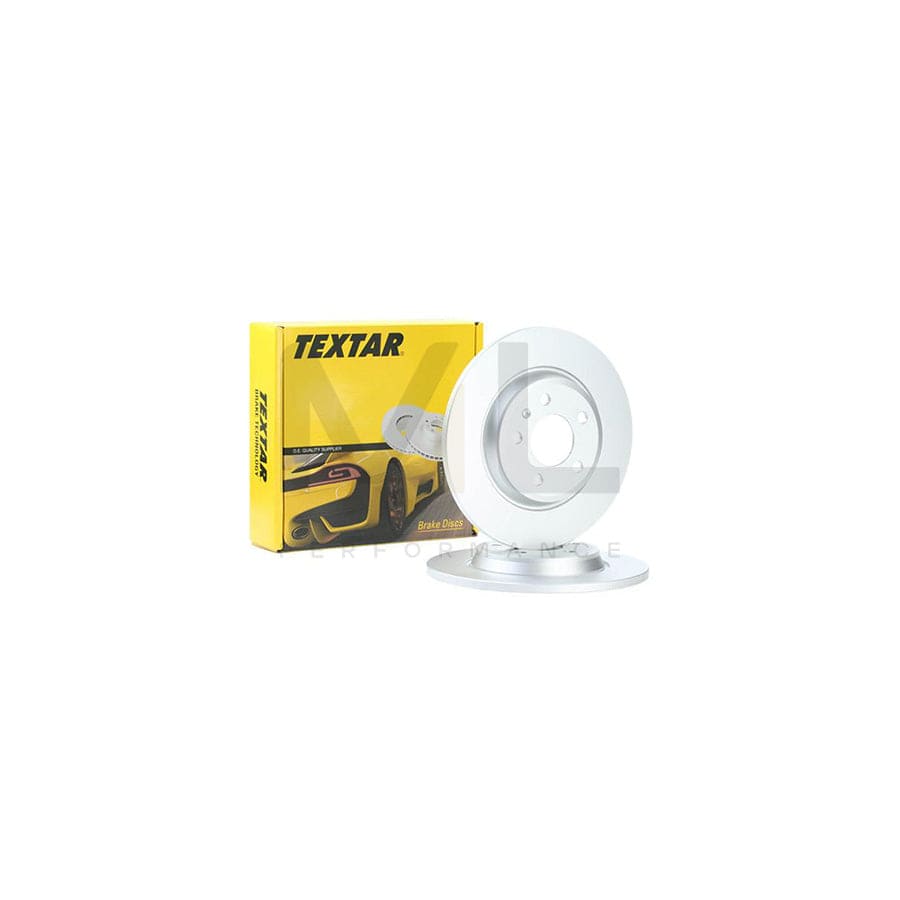 TEXTAR PRO 92160103 Brake Disc Solid, Coated, without wheel hub, without wheel studs | Performance Parts Direct Car Parts