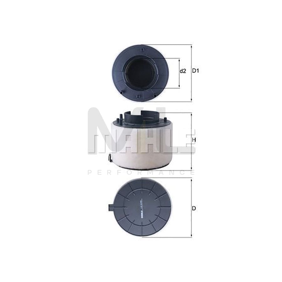 MAHLE ORIGINAL LX 4249 Air Filter Filter Insert | Performance Parts DirectCar Parts
