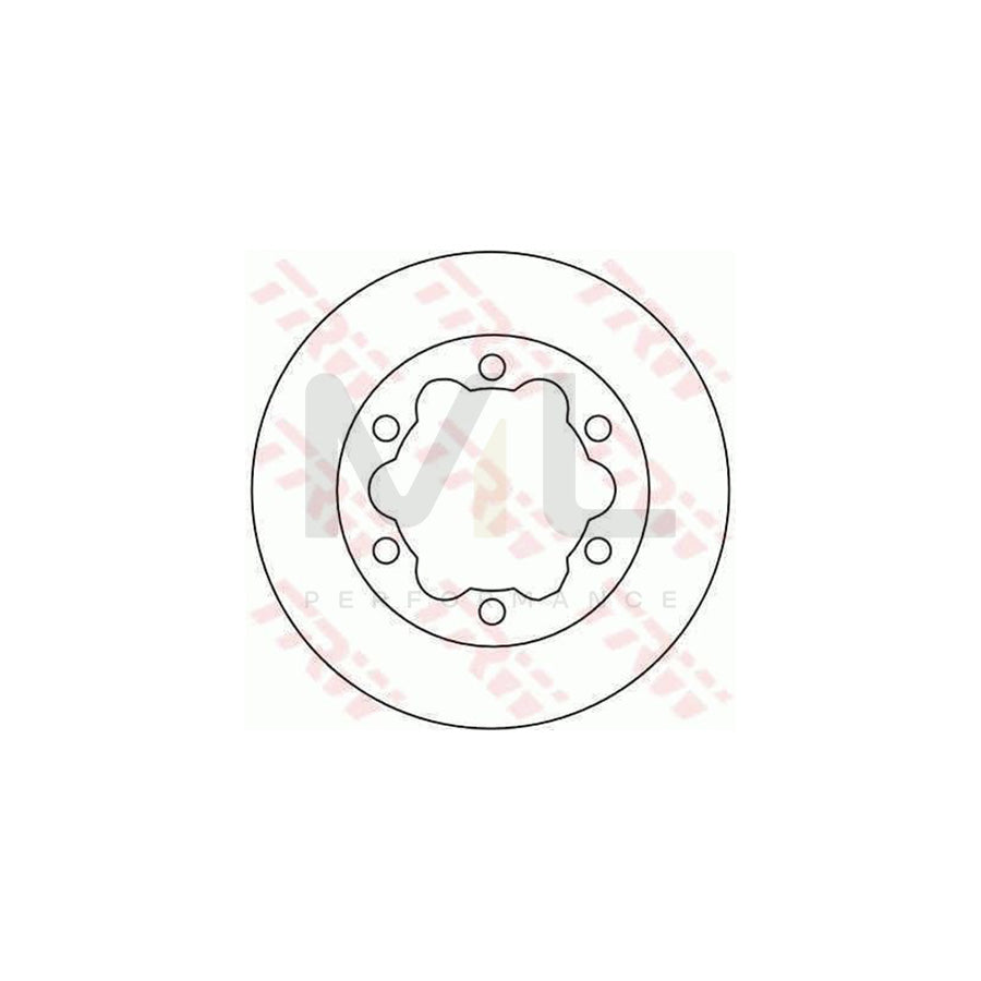 TRW DF4089 Brake Disc Vented | Performance Parts Direct Car Parts