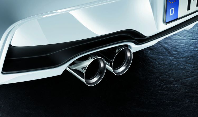 Genuine BMW 18302293763-18302336864 F20 F21 125i M Performance Silencer/Muffler Exhaust System with Tips