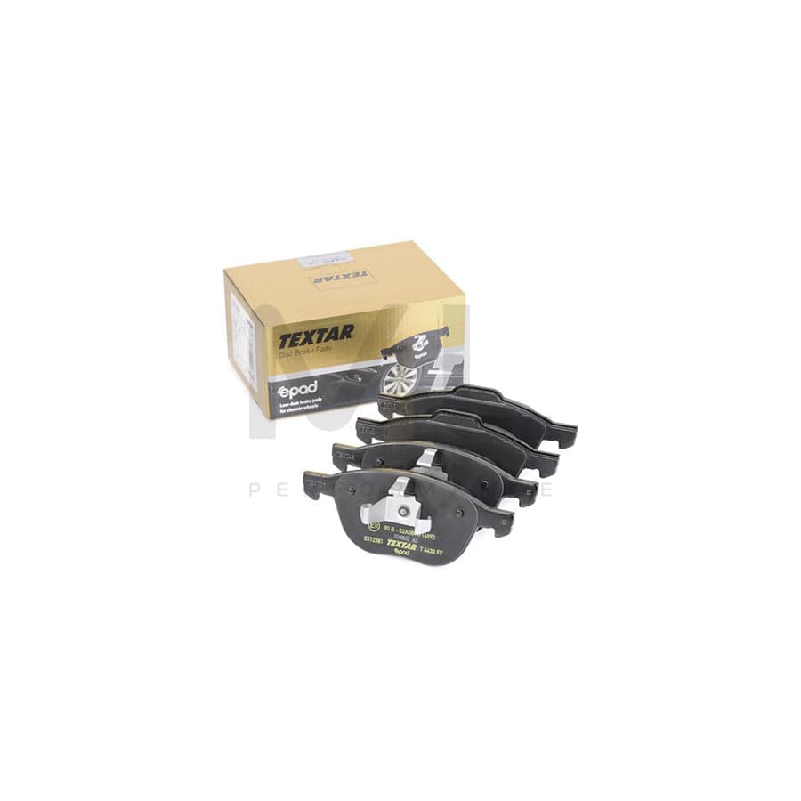 TEXTAR 2372381 Brake pad set epad, not prepared for wear indicator | Performance Parts Direct Car Parts