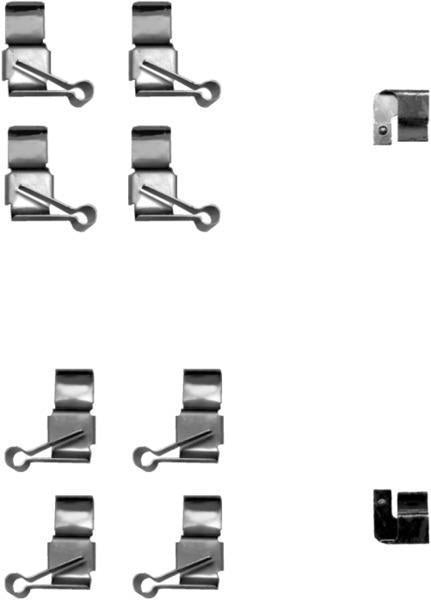TEXTAR 82509200 Brake Pad Fitting Kit