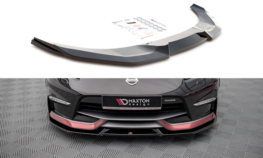 Maxton Design NI-370Z-NISMO-FD2T Front Splitter V.2 Nissan 370Z Nismo Facelift |