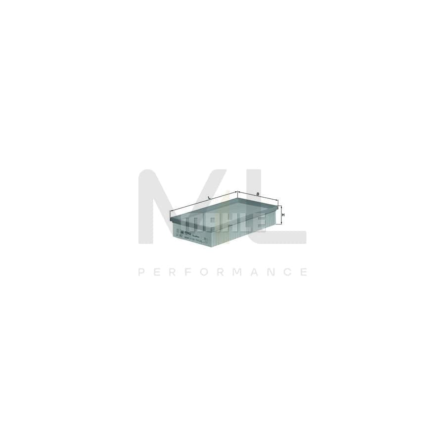 MAHLE ORIGINAL LX 802 Air Filter Filter Insert | Performance Parts DirectCar Parts