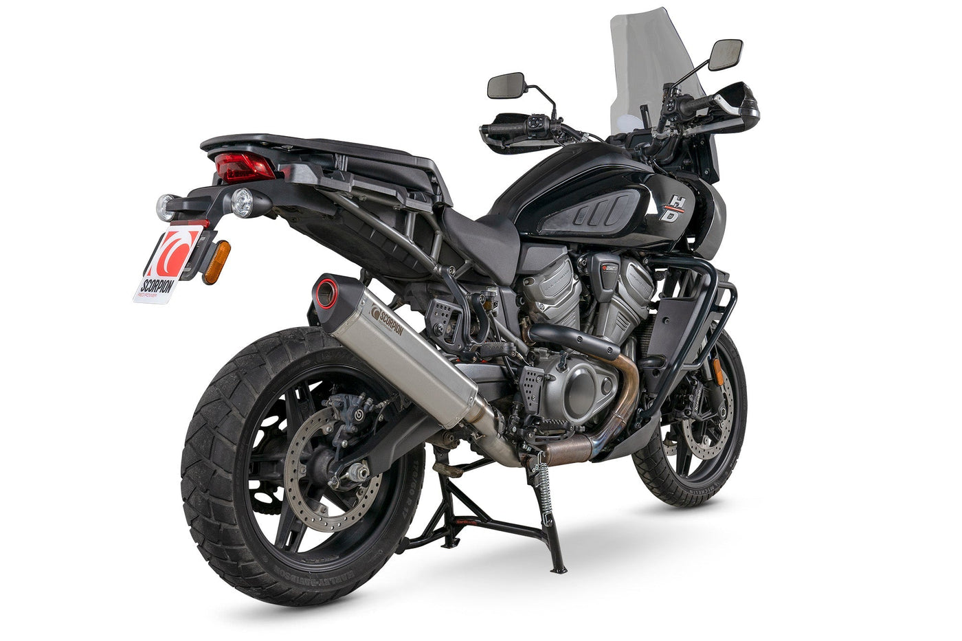 Scorpion RHD50SEO Harley Davidson Pan America 1250 Serket Parallel Slip-On - Stainless Steel Sleeve | UK