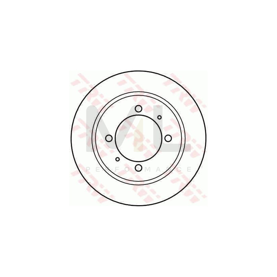 TRW DF4082 Brake Disc Solid | Performance Parts Direct Car Parts