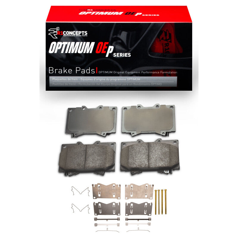 R1 Concepts R1 1998-2007 Lexus LX470 Front R1 Optimum OE Pads & Hardware Kit