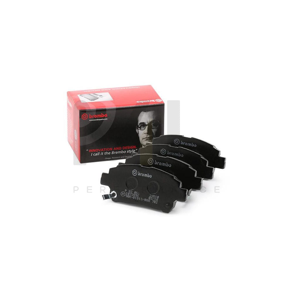 Brembo P 83 051 Brake Pad Set With Acoustic Wear Warning