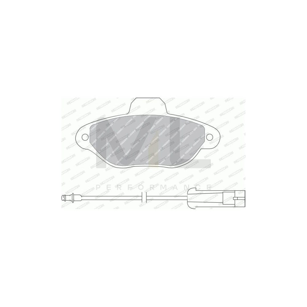 Ferodo Premier Eco Friction Fdb586 Brake Pad Set Not Prepared For Wear Indicator, Without Accessories | Performance Parts Direct Car Parts