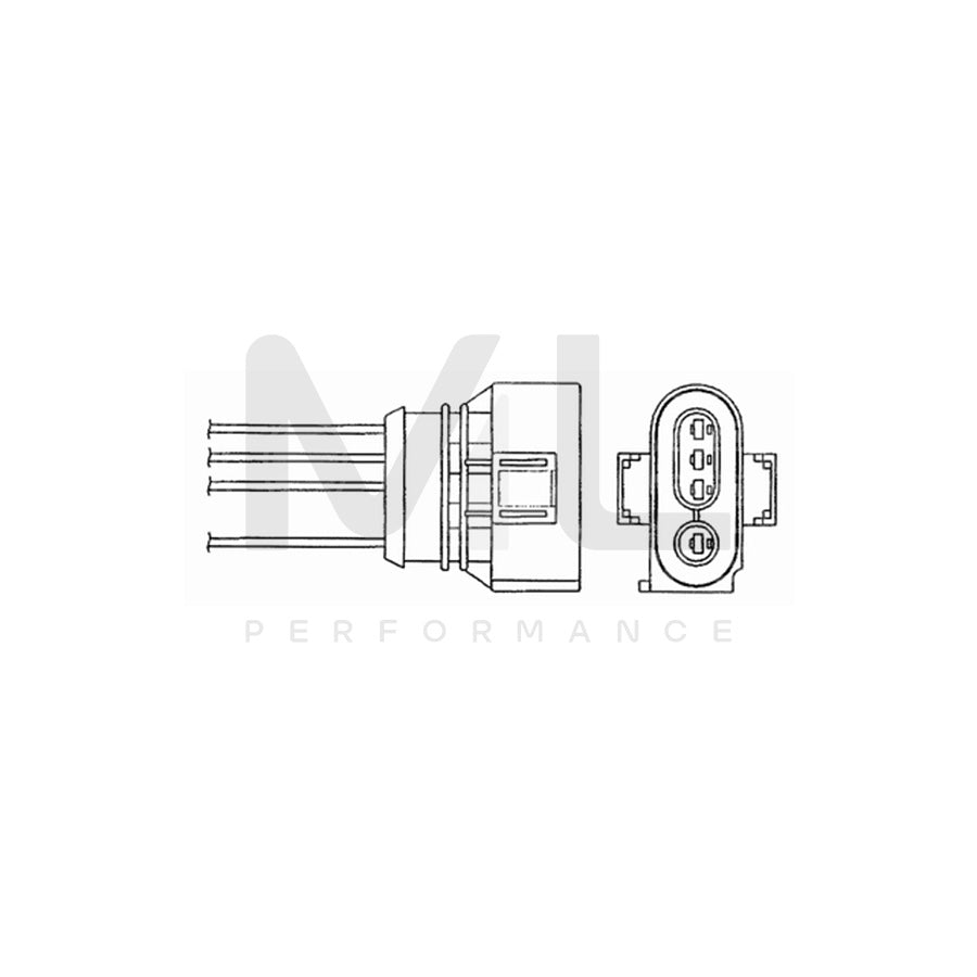 NTK Lambda Sensor / O2 Sensor (NGK 96145) - OZA457-EE25