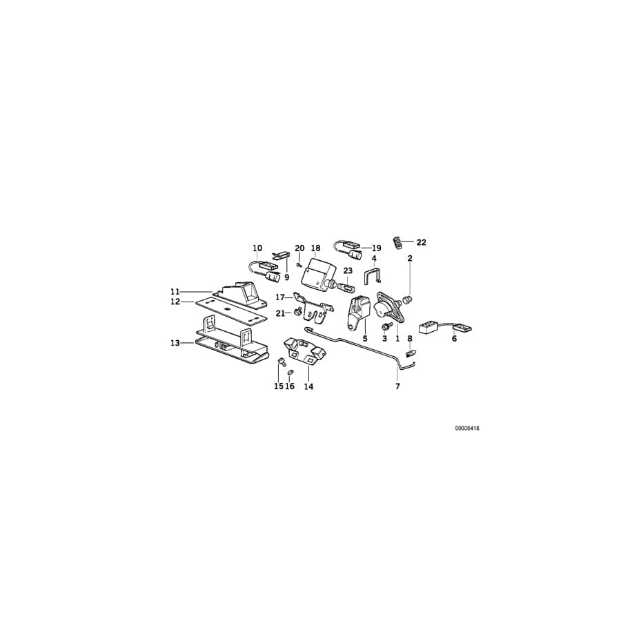 Genuine BMW 51248172156 E34 E38 Connection Piece (Inc. 530i, 540i & 518g)