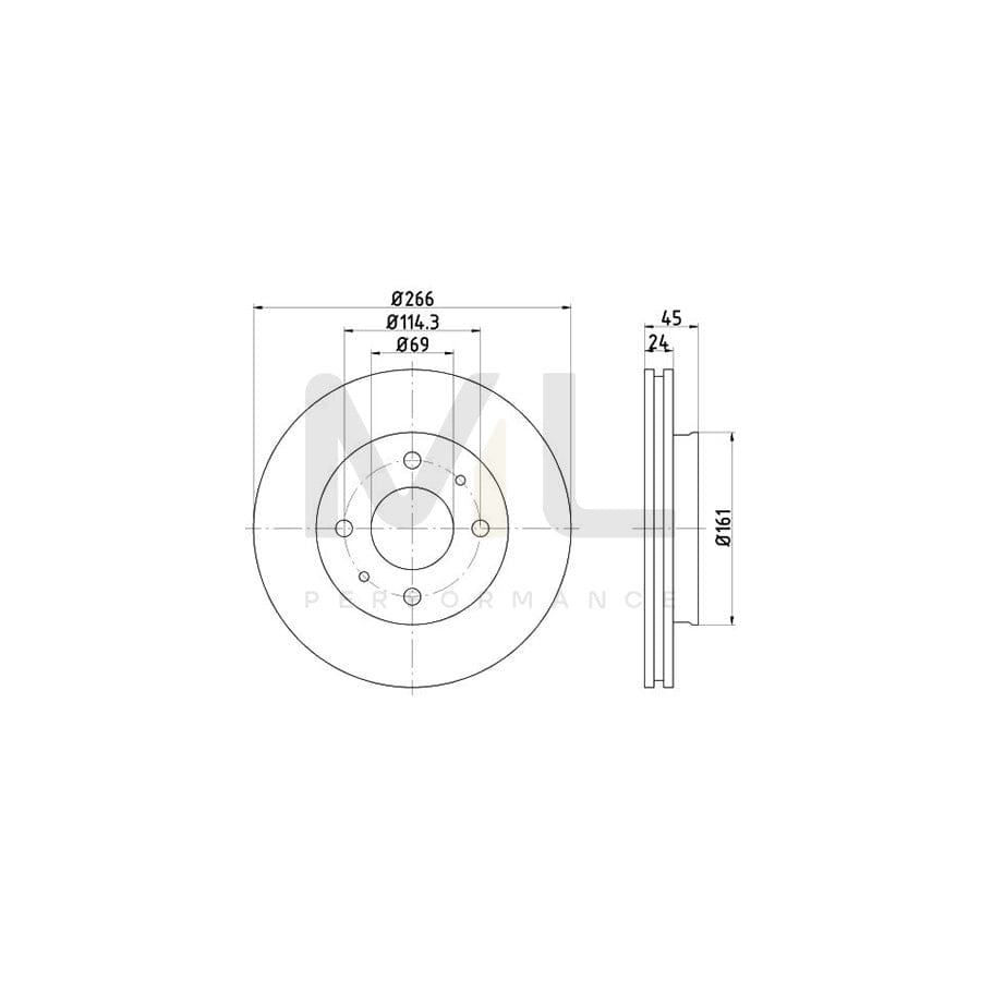 TEXTAR 92047300 Brake Disc Internally Vented, without wheel hub, without wheel studs | Performance Parts Direct Car Parts