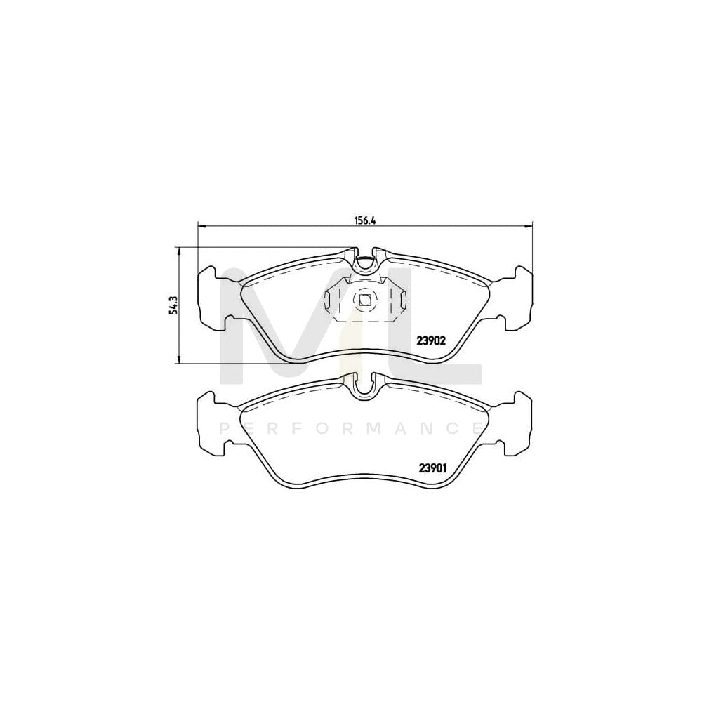 Brembo P 50 082 Brake Pad Set
