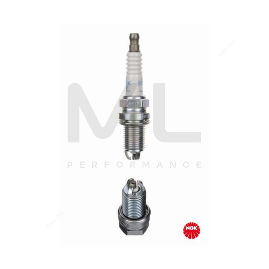 NGK BKUR6ET-10 (2397) - Standard Spark Plug / Sparkplug - Extended Projection