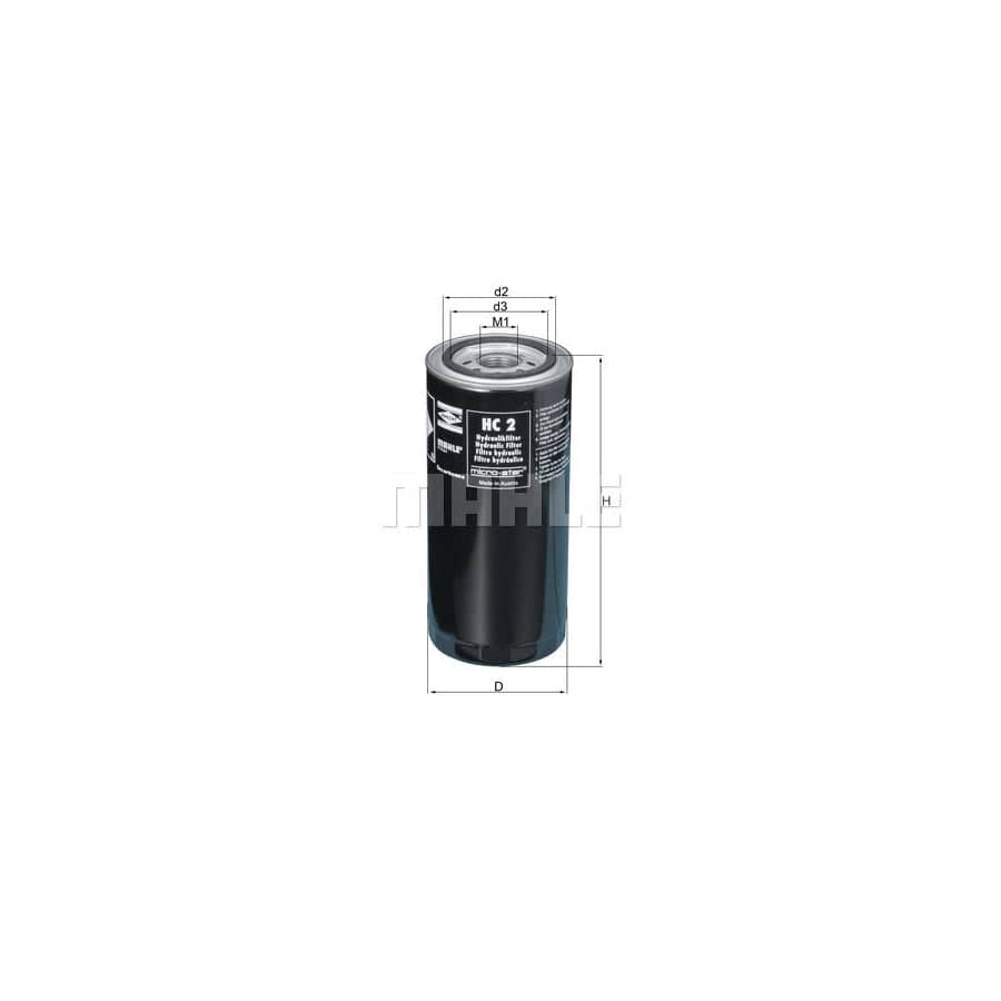 Mahle Original HC2 Hydraulic Filter, Automatic Transmission | Performance Parts Direct Car Parts