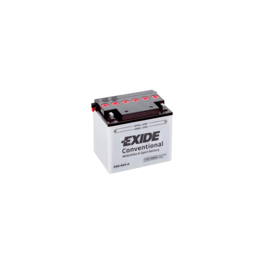 Exide E60-N24-A 12V Conventional Motorcycle Battery