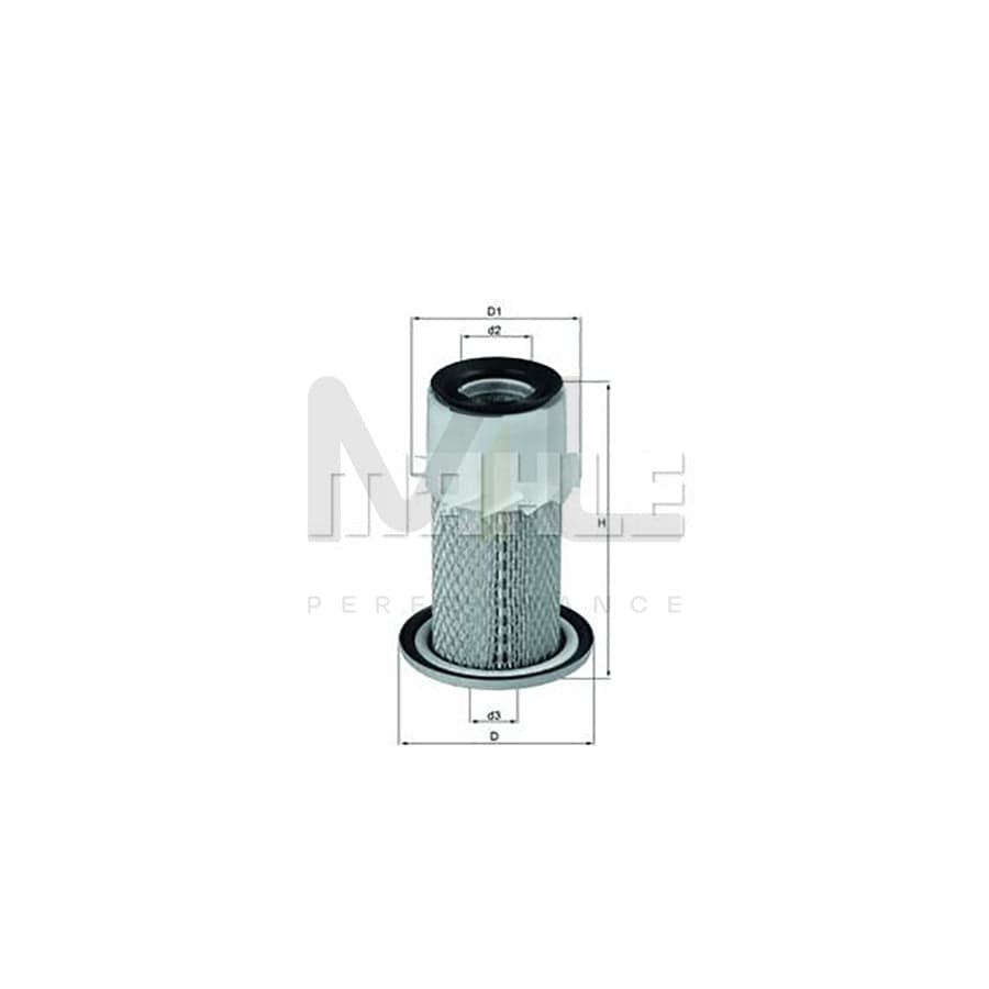 MAHLE ORIGINAL LX 1669 Air Filter Filter Insert | Performance Parts DirectCar Parts
