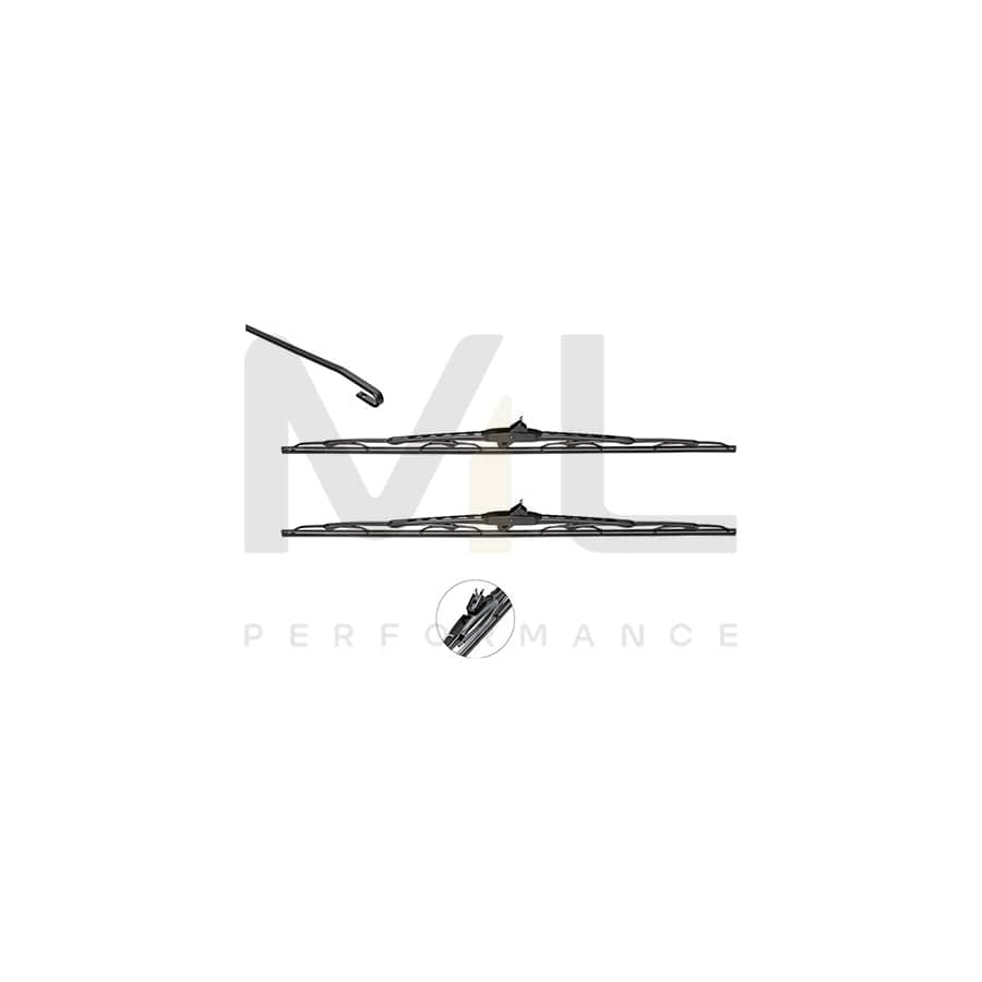 Valeo Silencio Wiper Blade Set (VM202) | Wiper Blades UK | Performance Parts Direct Car Parts