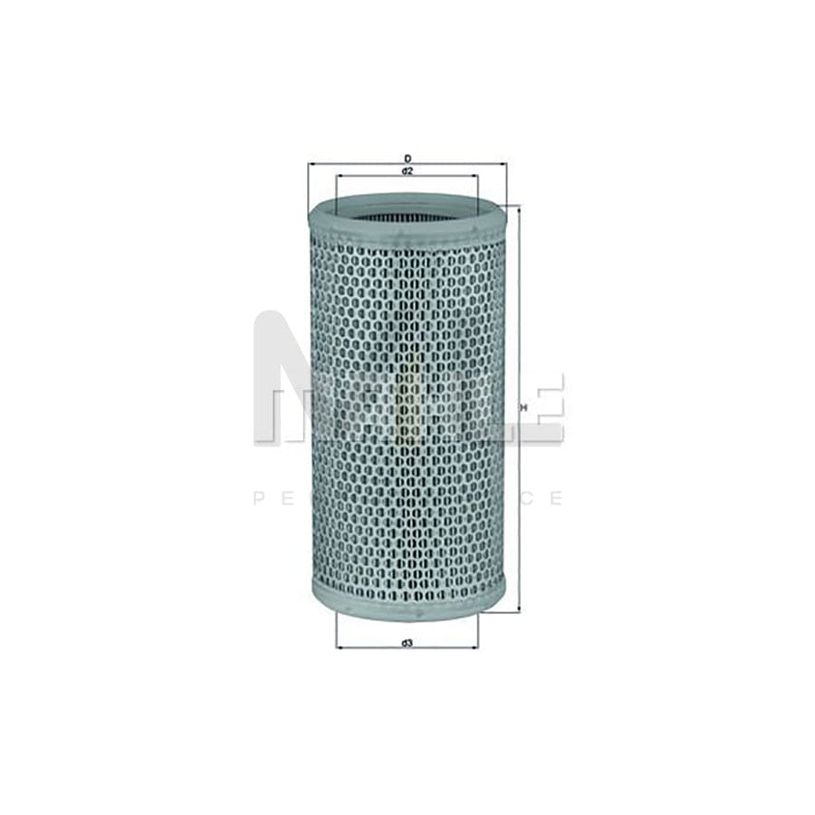 MAHLE ORIGINAL LX 519 Air Filter Filter Insert | Performance Parts DirectCar Parts