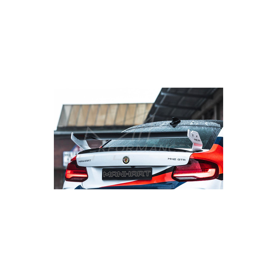 MANHART BMW F22 F87 Carbon Fibre Racing Rear Wing (Inc. M235i, M2 & M2 Competition)