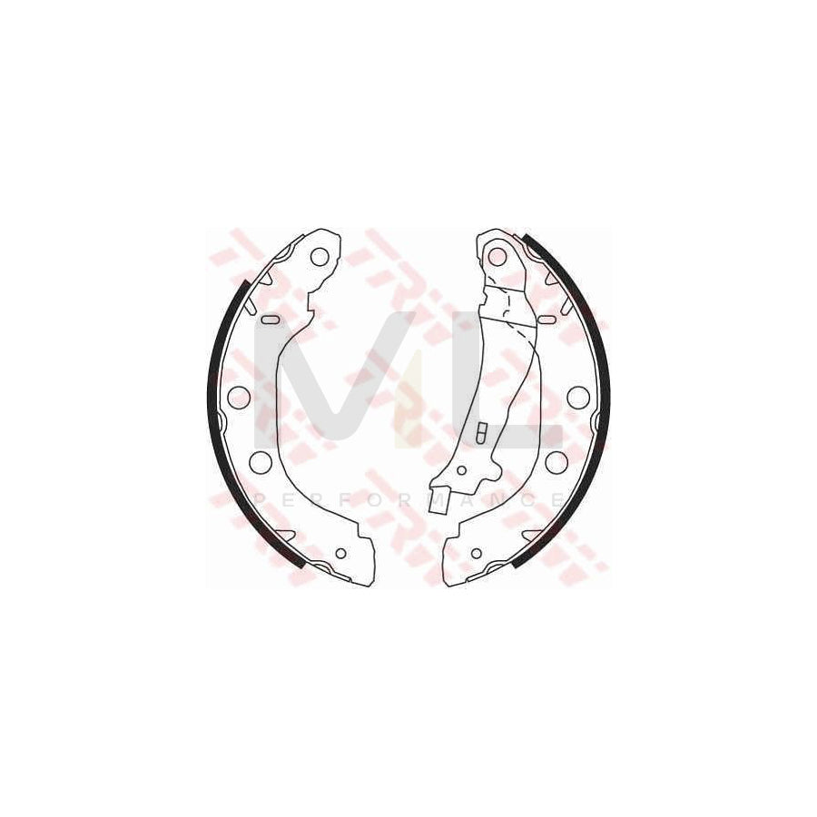 TRW GS8655 Brake Shoe Set | Performance Parts Direct Car Parts