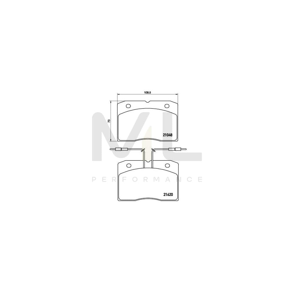 Brembo P A6 003 Brake Pad Set