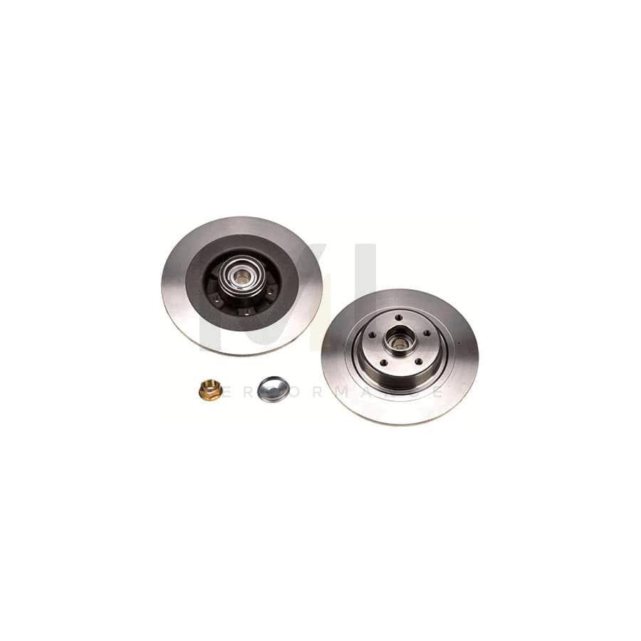 TRW DF4413BS Brake Disc Solid, with ABS sensor ring, with wheel bearing | Performance Parts Direct Car Parts