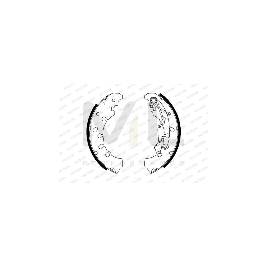 FERODO PREMIER FSB681 Brake Shoe Set | Performance Parts Direct Car Parts