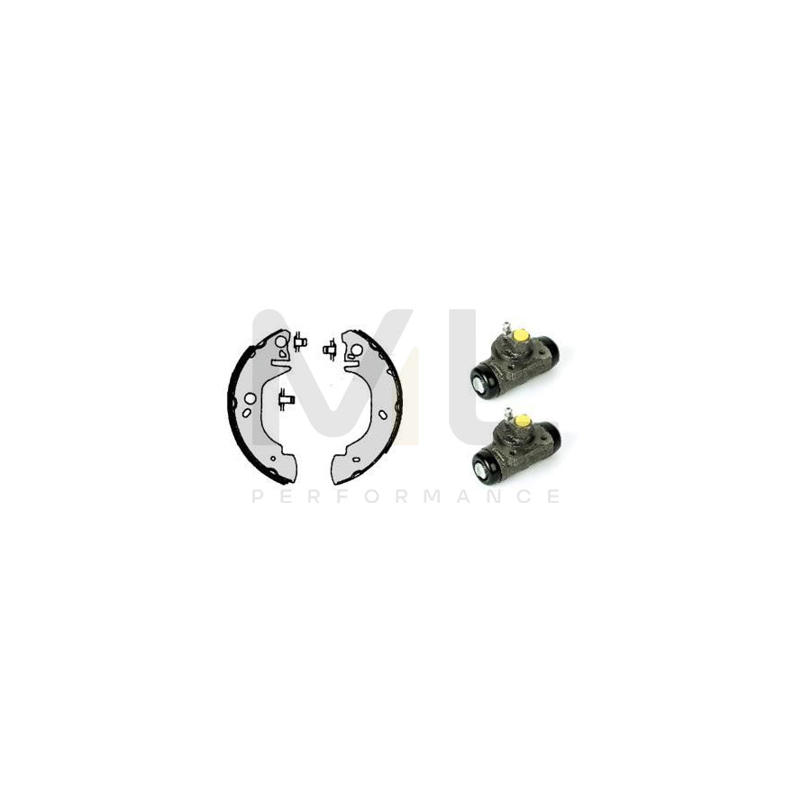 BREMBO STANDARD KIT H 24 036 Brake Shoe Set for FORD TRANSIT Ø: 254mm