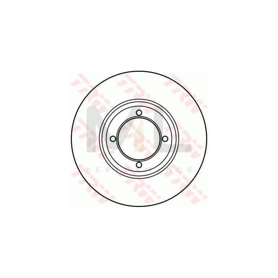 TRW DF1992 Brake Disc Solid | Performance Parts Direct Car Parts