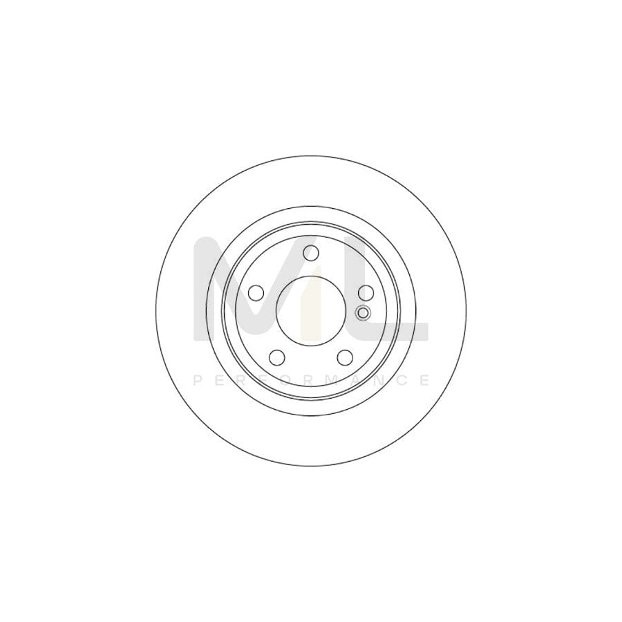 TRW DF6358 Brake Disc Solid, Painted | Performance Parts Direct Car Parts