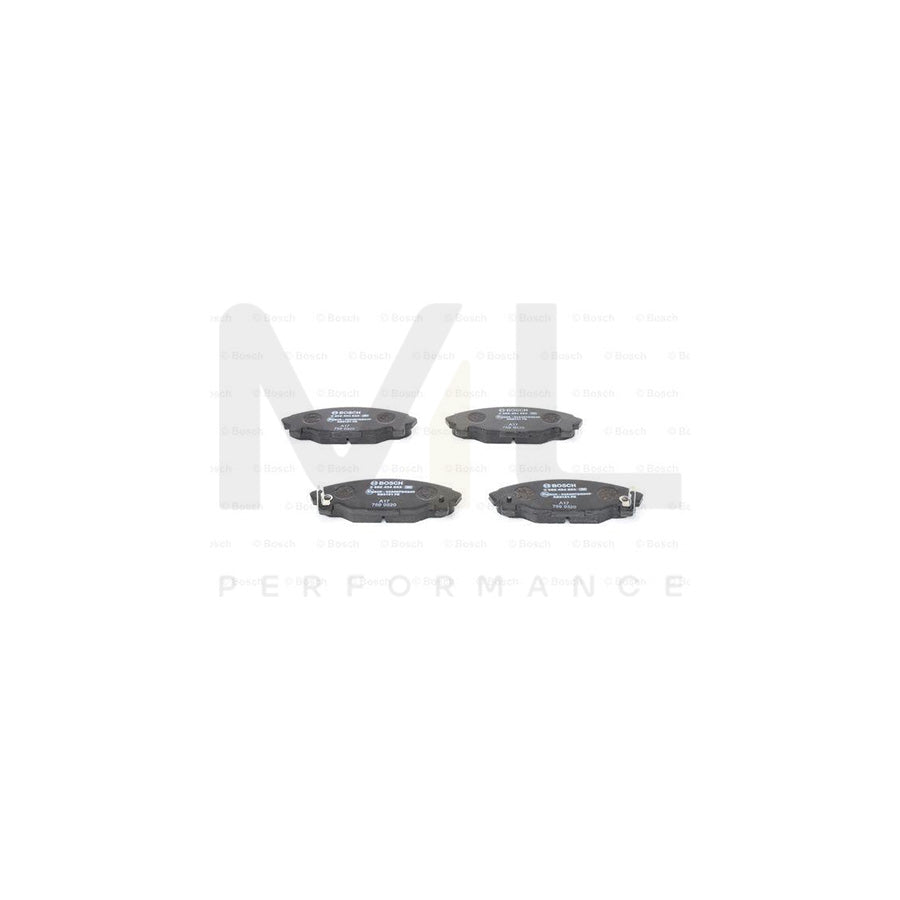 Bosch 0986494853 Brake Pad Set With Acoustic Wear Warning BP2027 | Performance Parts Direct Car Parts