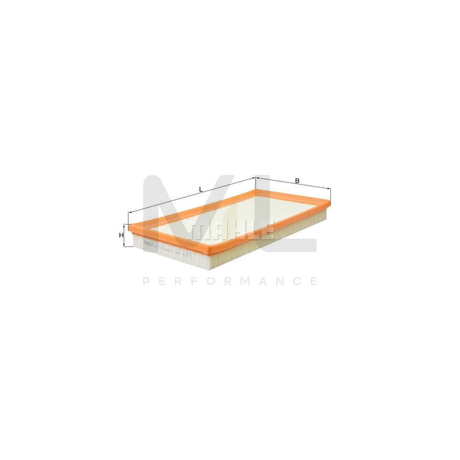 MAHLE ORIGINAL LX 1818 Air Filter Filter Insert | Performance Parts DirectCar Parts