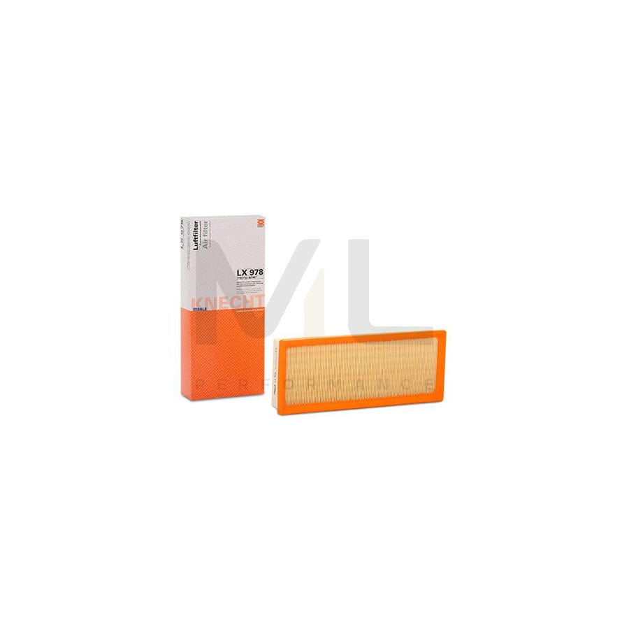 MAHLE ORIGINAL LX 978 Air Filter Filter Insert | Performance Parts DirectCar Parts