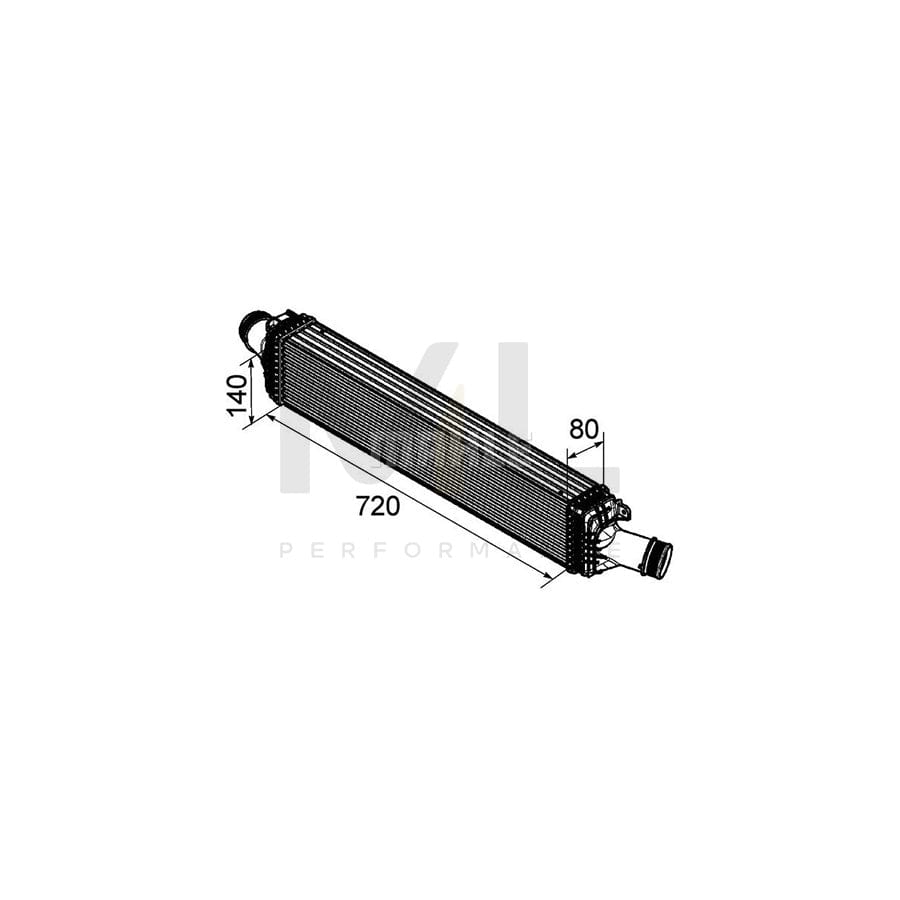 MAHLE ORIGINAL CI 169 000P Intercooler | Performance Parts DirectCar Parts