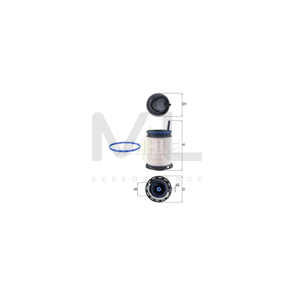 MAHLE ORIGINAL KX 494D Fuel filter Filter Insert | Performance Parts DirectCar Parts