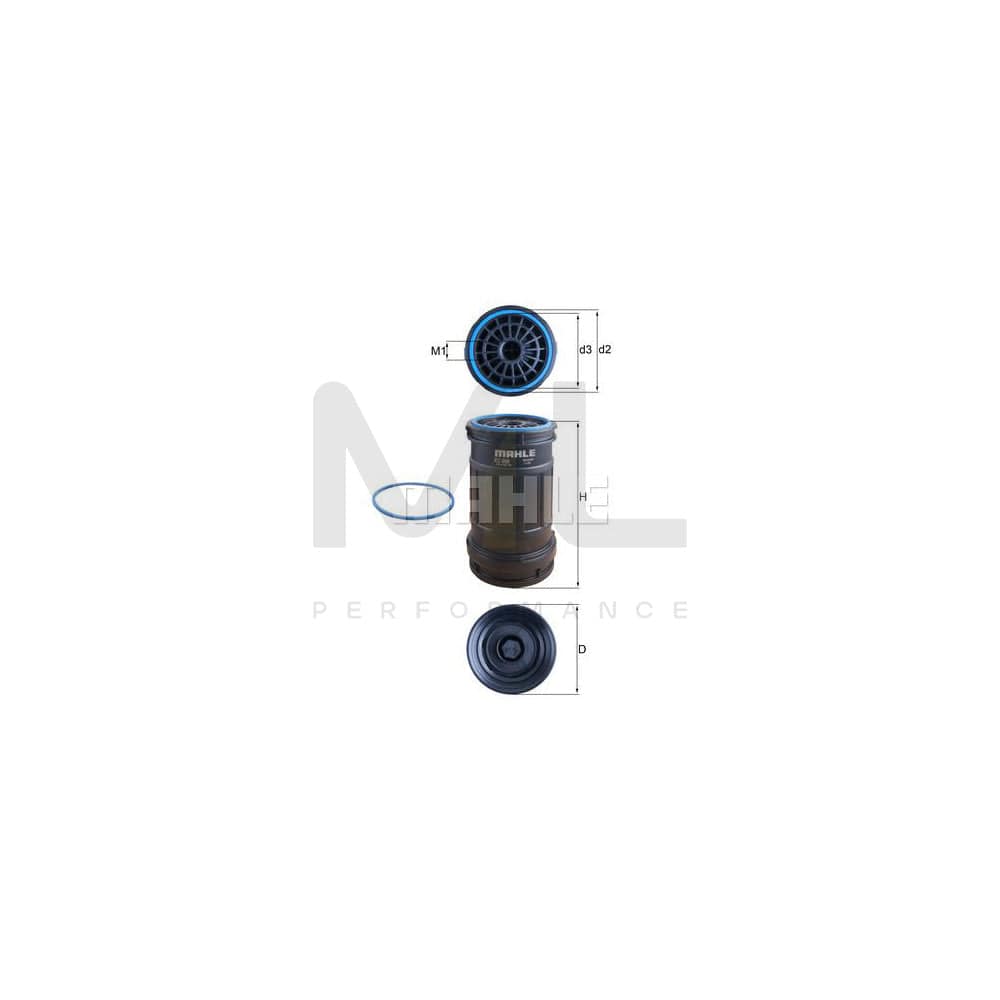 MAHLE ORIGINAL KC 699D Fuel filter Spin-on Filter | Performance Parts DirectCar Parts