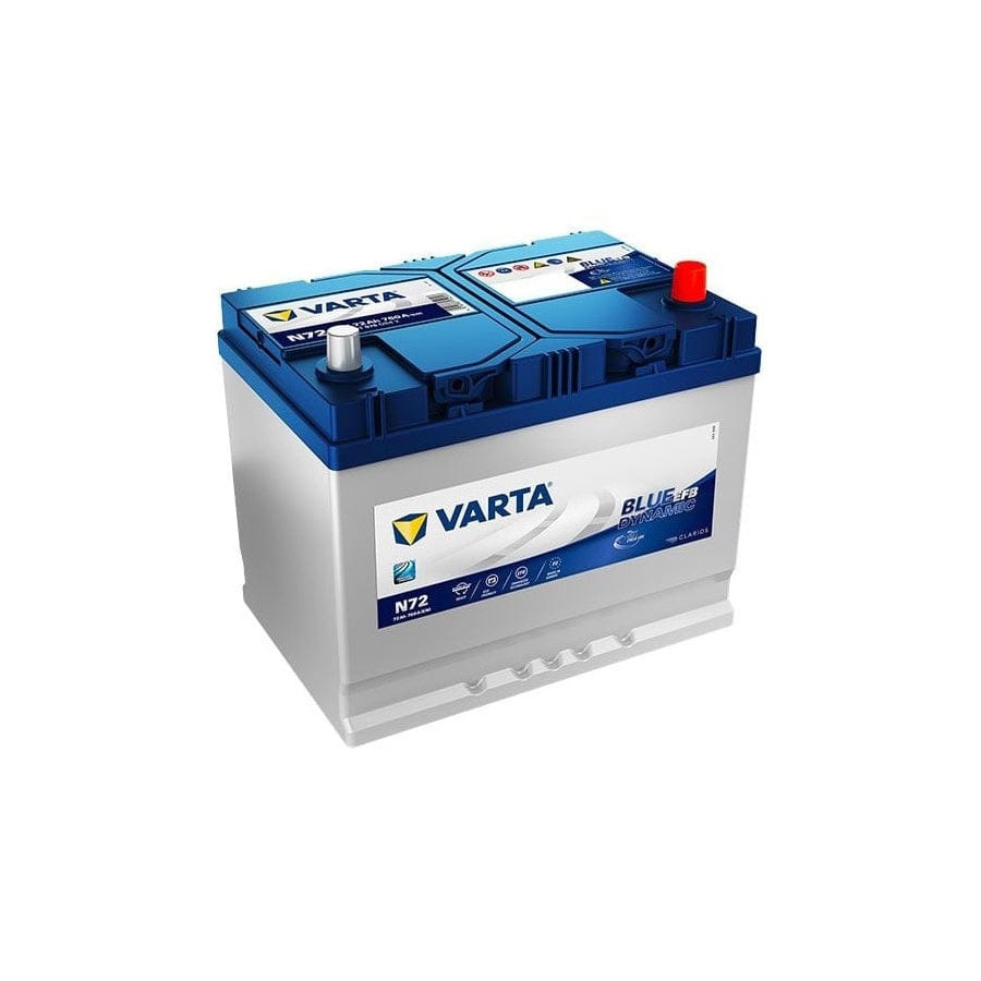 Varta N72 Blue Dynamic EFB Car Battery: Type 068