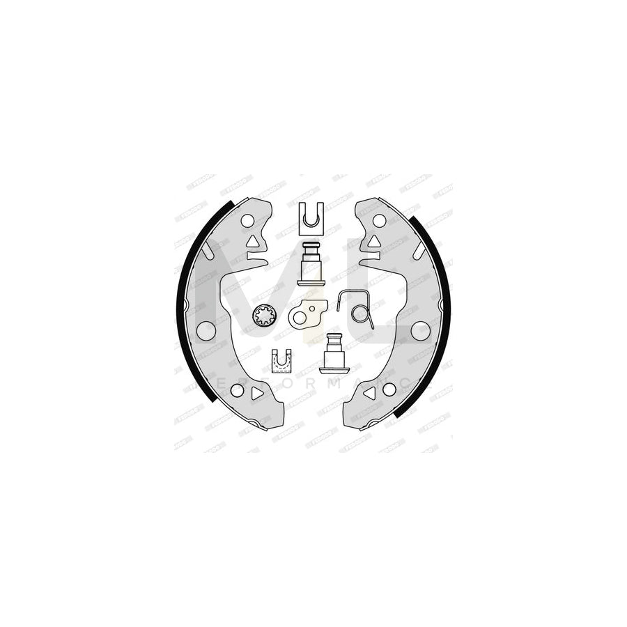 FERODO PREMIER FSB72 Brake Shoe Set with accessories | Performance Parts Direct Car Parts
