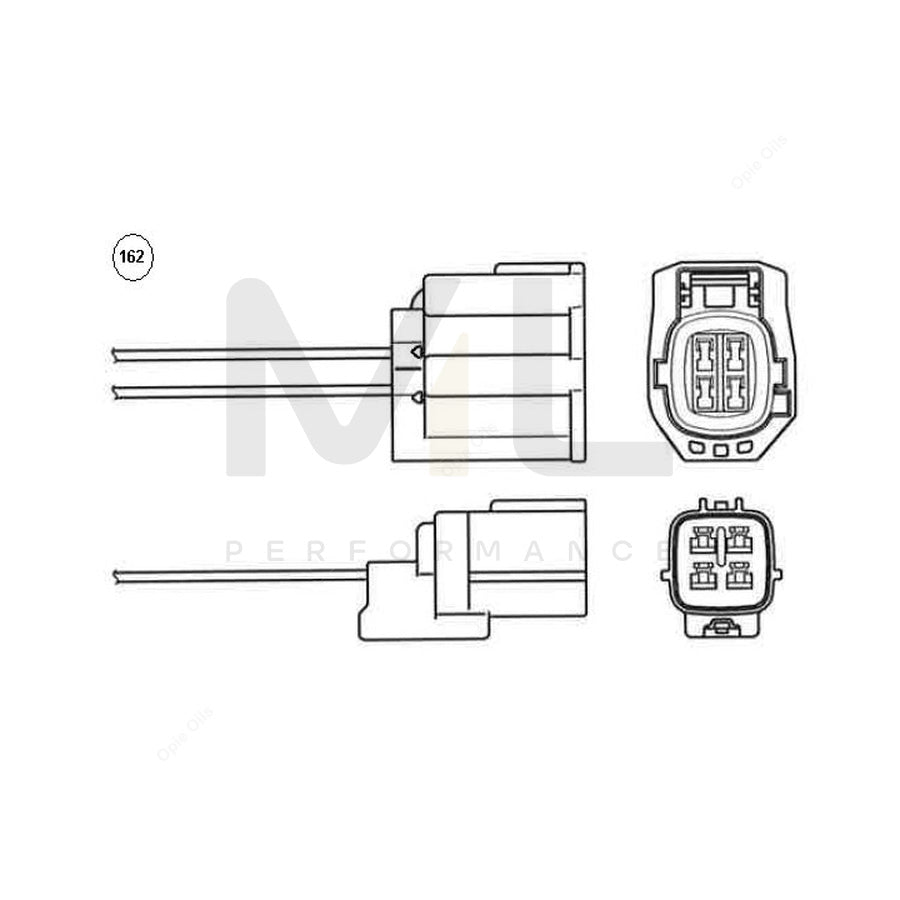 NTK Lambda Sensor - Oxygen / O2 Sensor LZA07-MD2 (NGK 9394)