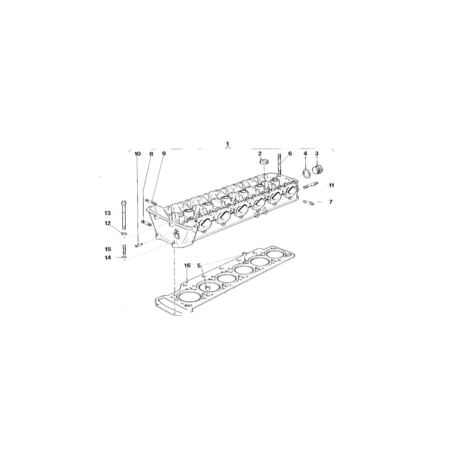 Genuine BMW 11121304634 E26 Cylinder Head (Inc. M1) |
