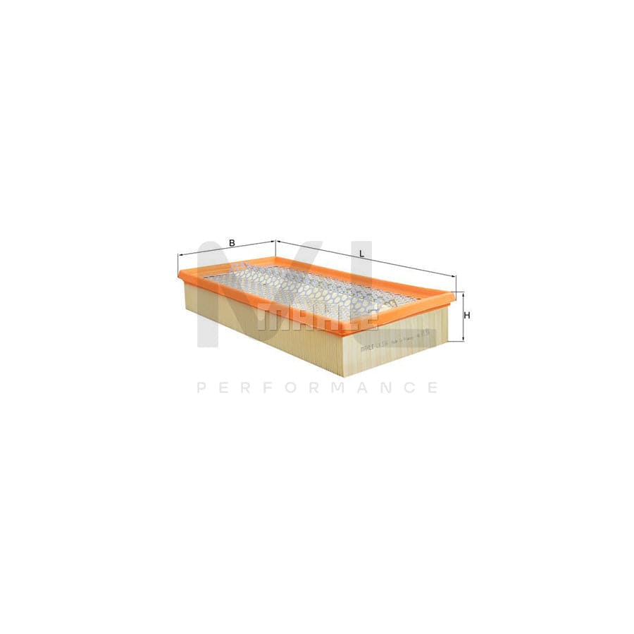 MAHLE ORIGINAL LX 536 Air Filter Filter Insert | Performance Parts DirectCar Parts