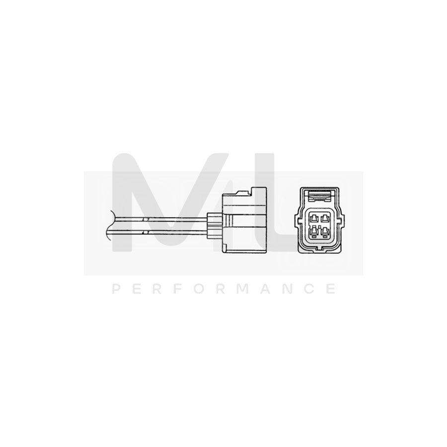 NGK Lambda Sensor / O2 Sensor (NGK 96146) - OZA823-EE3