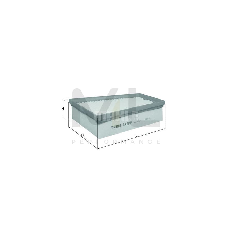 MAHLE ORIGINAL LX 3014 Air Filter Filter Insert | Performance Parts DirectCar Parts